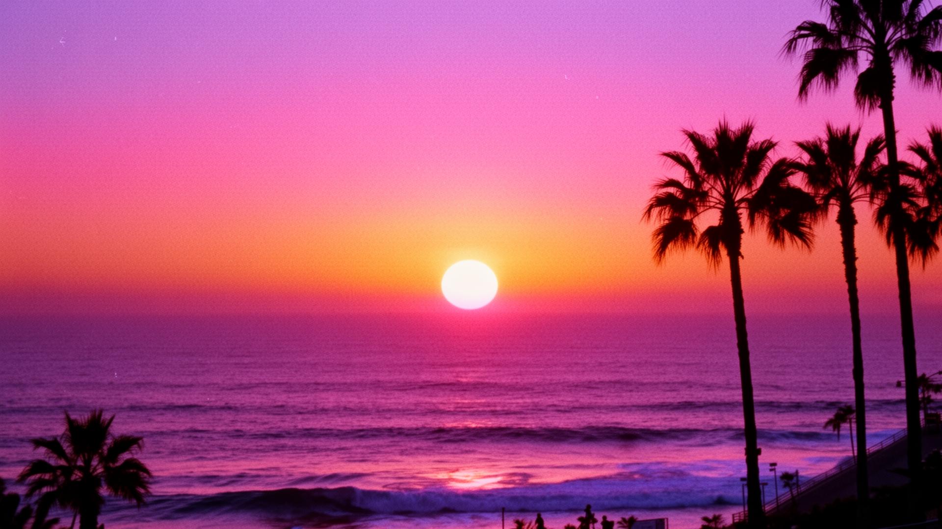Pacific sunset